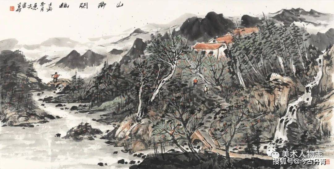 受市场欢迎的中国书画百佳画家公示展示——余建华_创作_山水画_文化