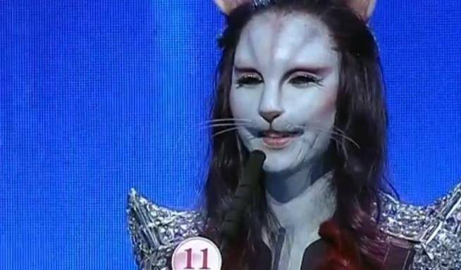 《非诚勿扰》女嘉宾故意化妆成猫脸,拒绝以貌取人,最终为爱卸妆_生活