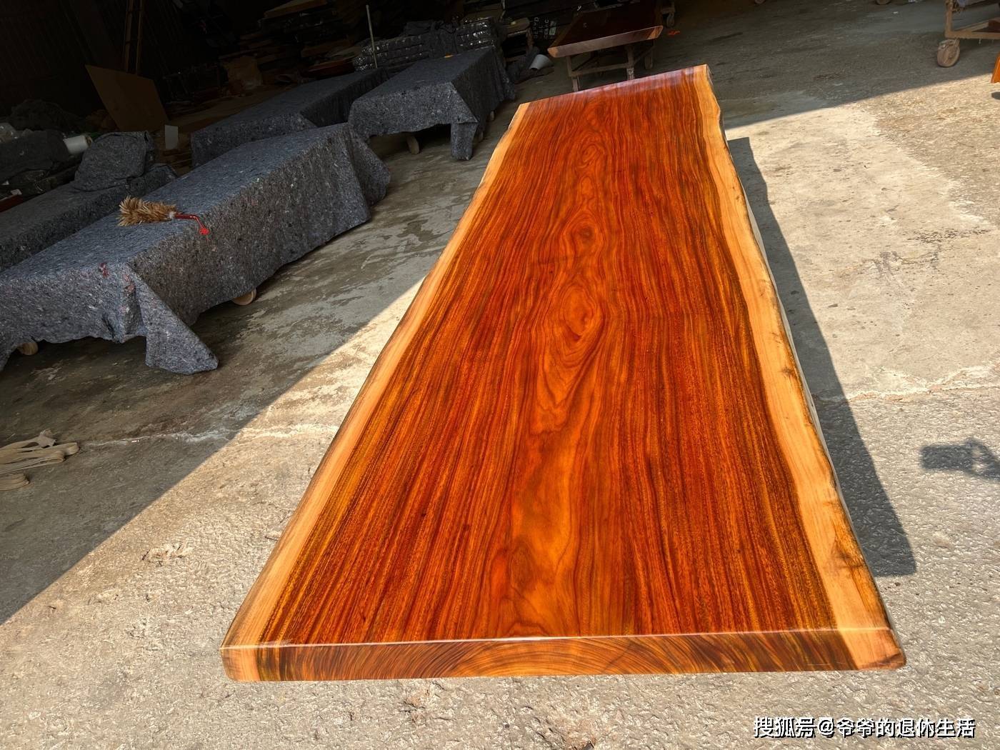 非洲奥坎花梨木实木大板质量怎么样?_自然_来自_原木