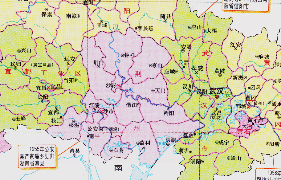 荊州市的轄區調整,湖北省的第四大城市,為何有8個區縣?