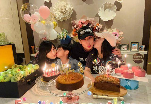 过了一个生日,搂老婆玩亲亲,比和冉莹颖一起要放得开_林丽吟_一家_max