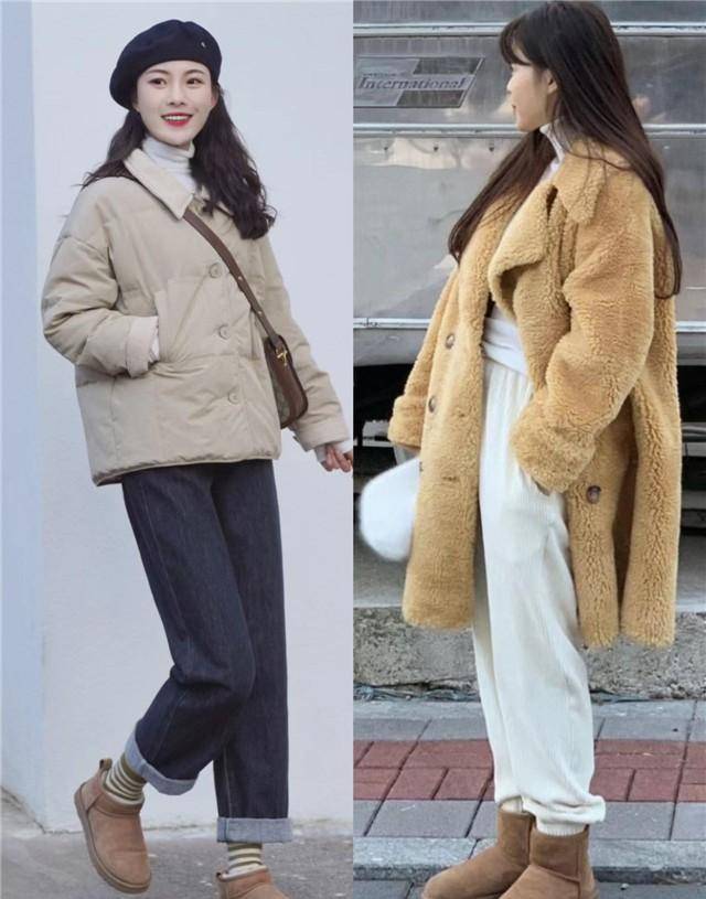 雪地靴"又被潮人带火了,过年第一个想买,保暖又时髦_好身材_靴子_裤子