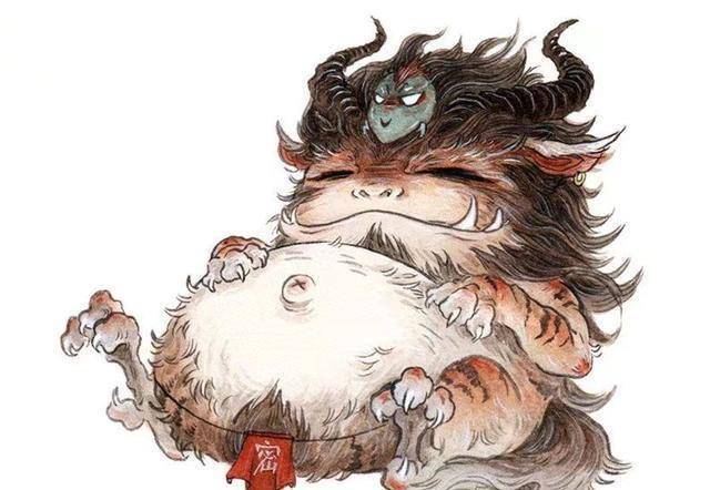 梼杌在四大凶兽中排名第二,代表着固执的一种性格.