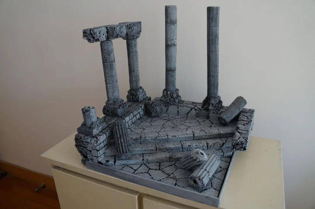 圣斗士手办手作场景-圣域残桓