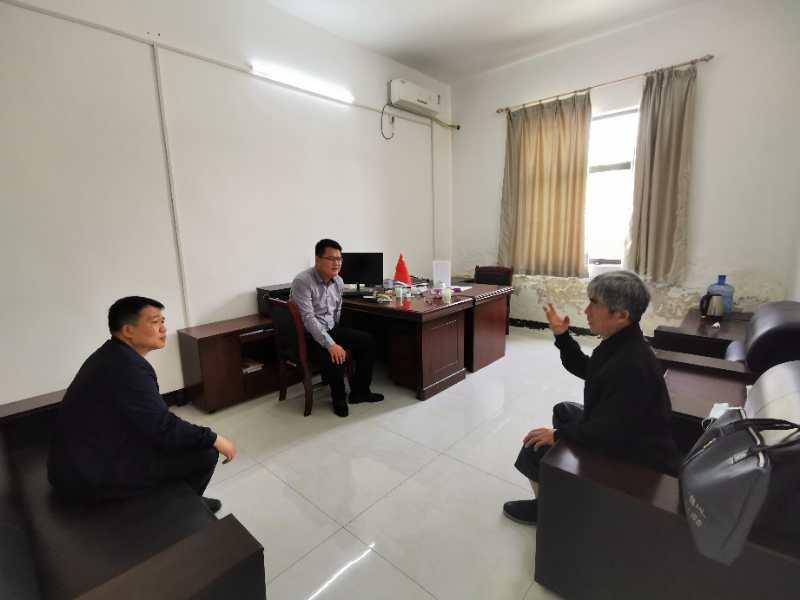 刘宏接待涧南村上访群众张增信樊威部长到陕文投了解东营信访人员房屋