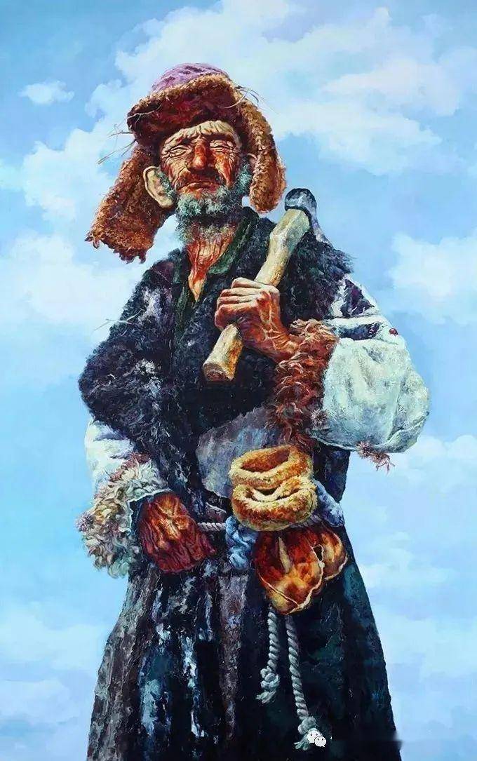 哈萨克斯坦画家拉希多维奇的人物风景油画作品欣赏