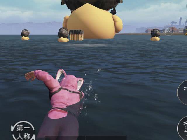 和平精英海岛图又有新彩蛋加入小黄鸭亮相落地就能拿空投枪