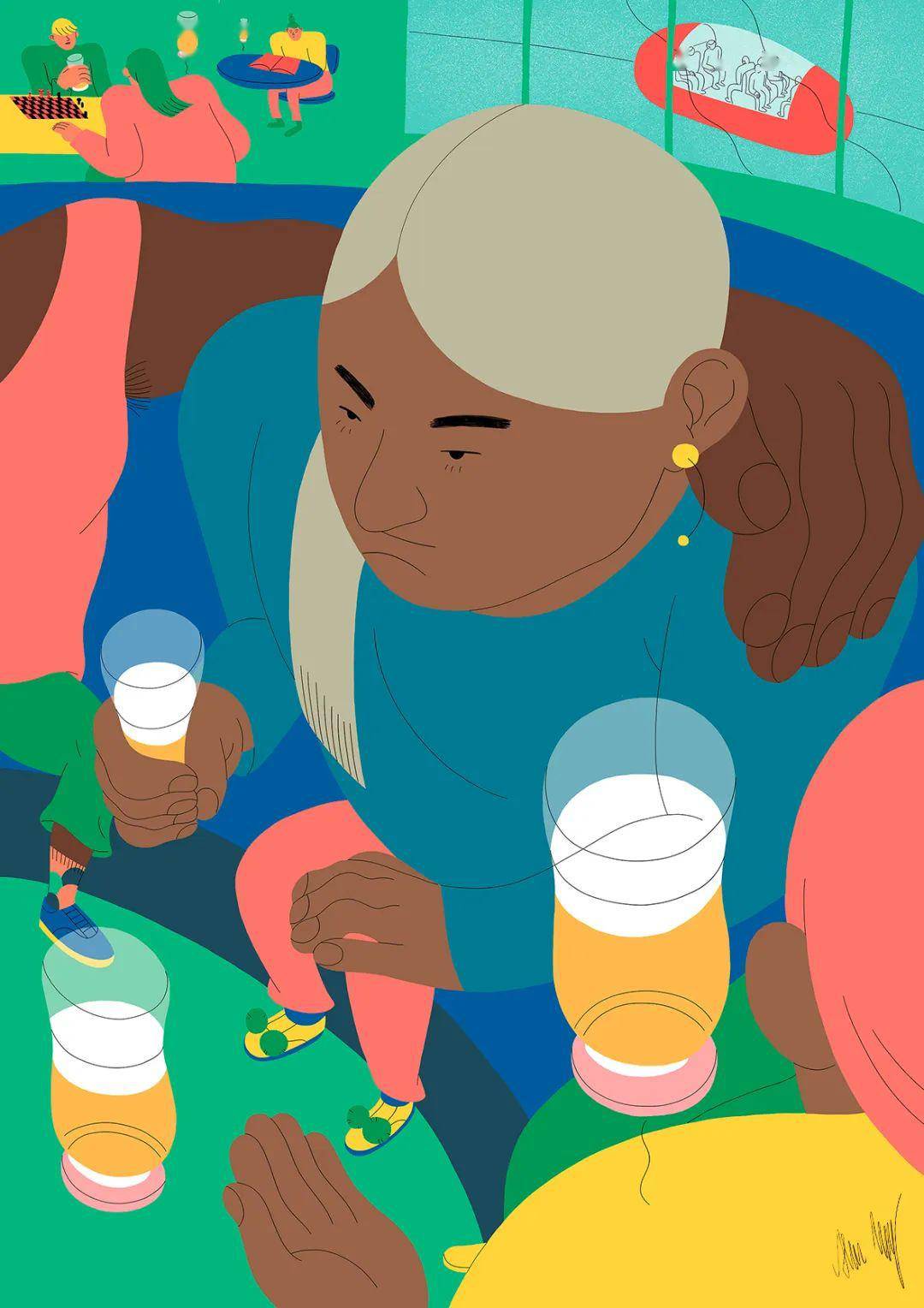 瑞典插画师alvaskog女性视角