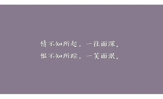 十个句子爱而不得