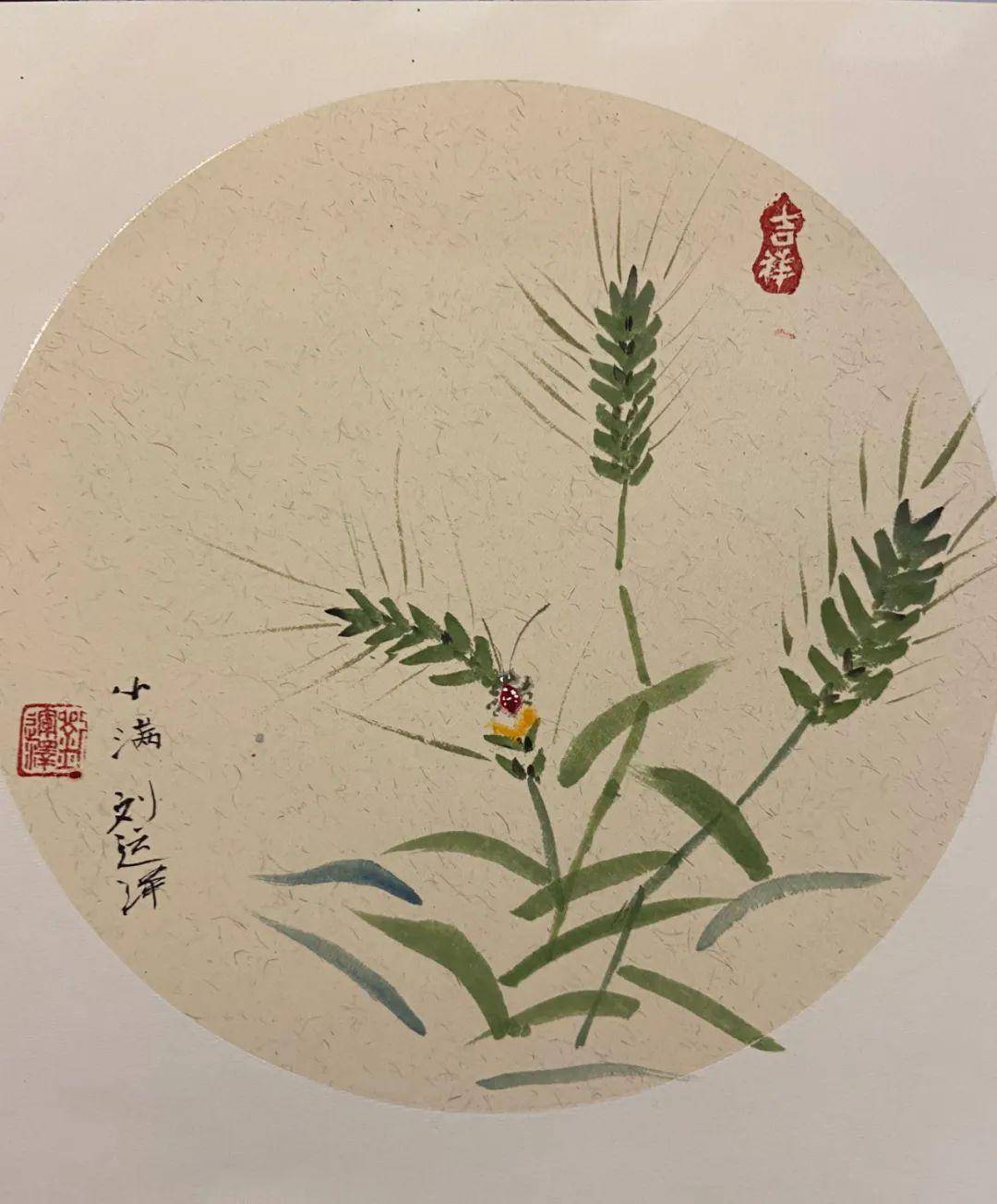 活动回顾少儿诗画云课堂小满诗画课程