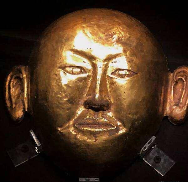 辽公主墓出土一件金面具厚度仅05毫米制作工艺令人震撼
