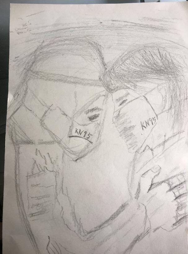 童心聚力同抗疫南京市少年儿童绘画征集活动作品选85