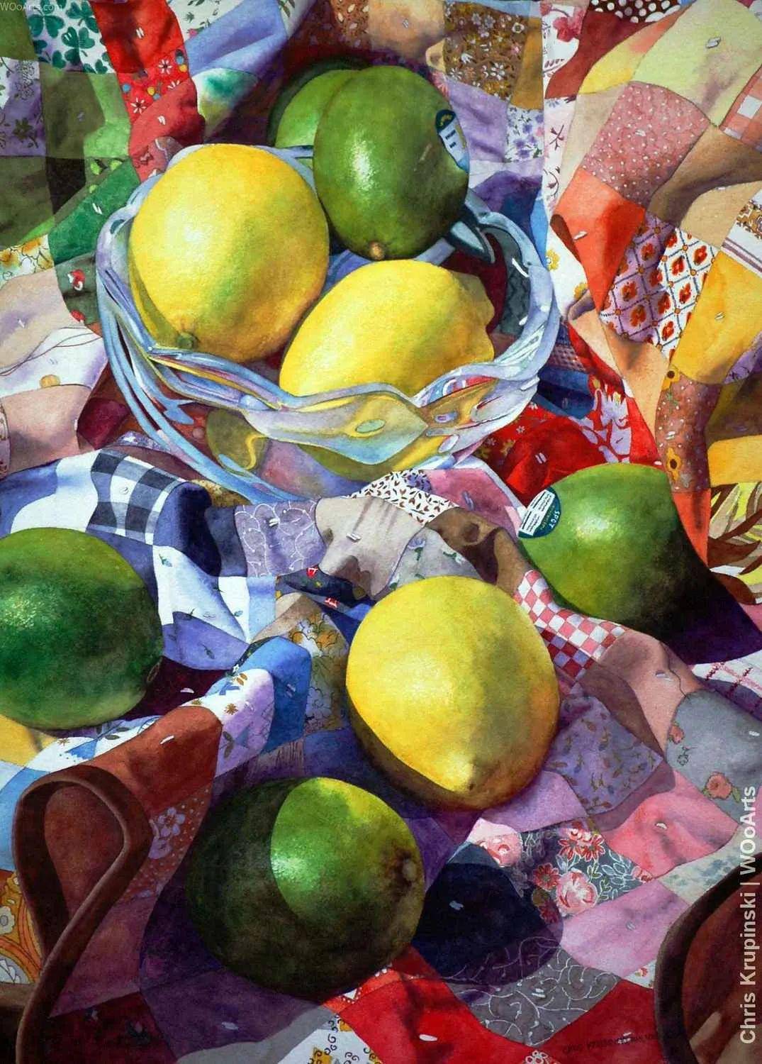 吹爆ins上这8位超火的艺术家他们把水果画到了极致质感满分看完垂涎