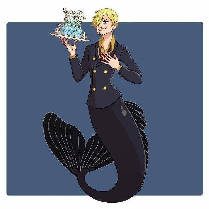 当海贼王角色纷纷成为人鱼!人鱼草帽团强势来袭