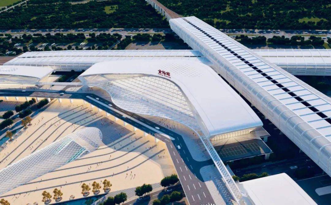南沿江高铁!再曝出金坛站效果图,原来它在这里
