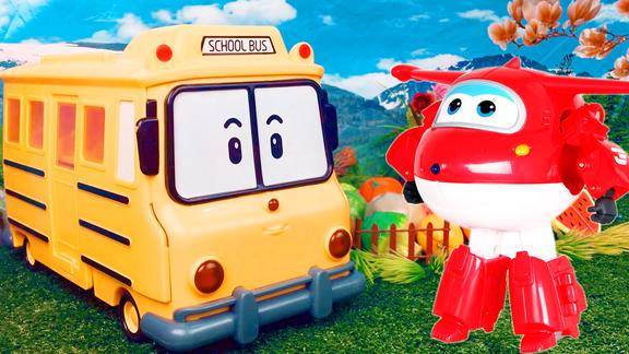 斯库比校车把乐迪的水果运回家水果切切看玩具