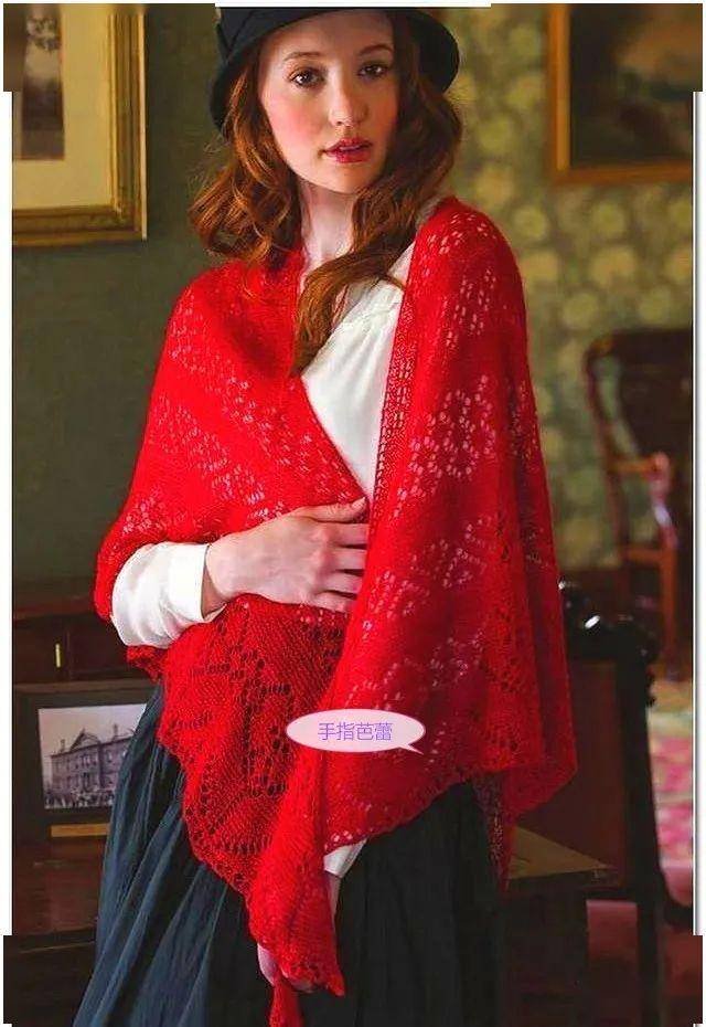 钩织你想要的披肩 附图解_手机搜狐网