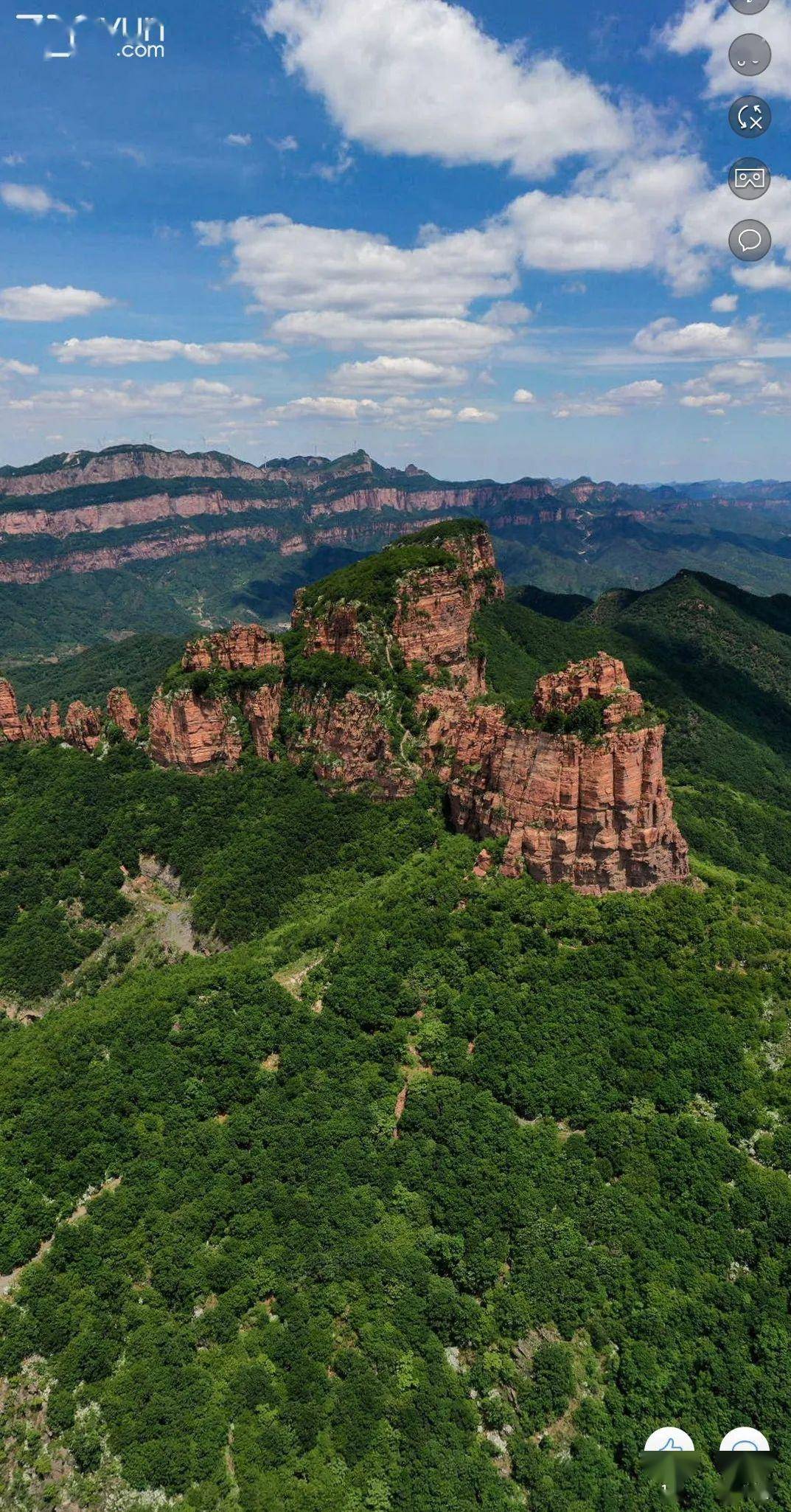飞上云霄俯瞰太行山!这个角度难得一见