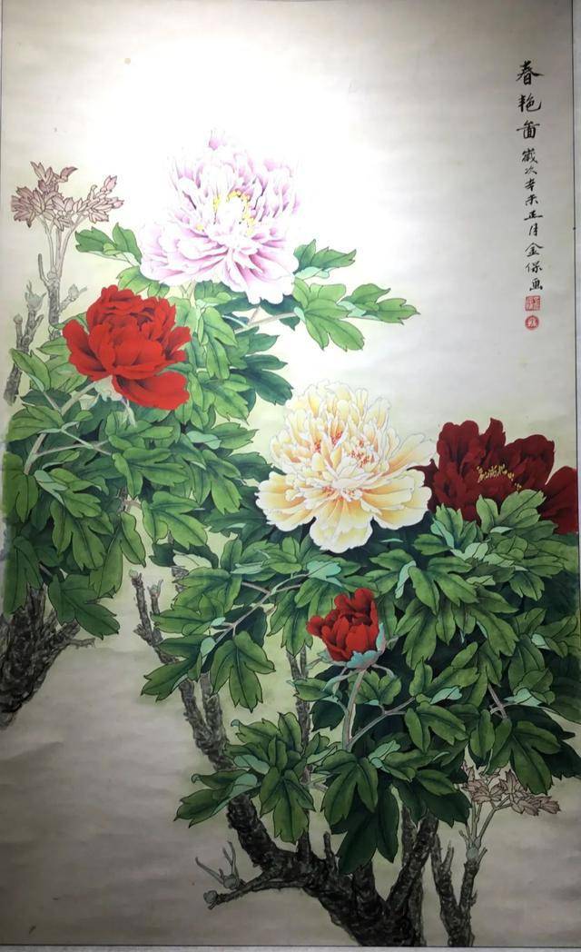 罗金保,1952年生,甘肃天水人,教授,画家.