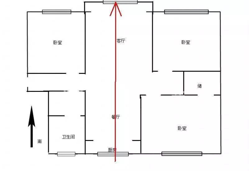 农村工字房户型图图片