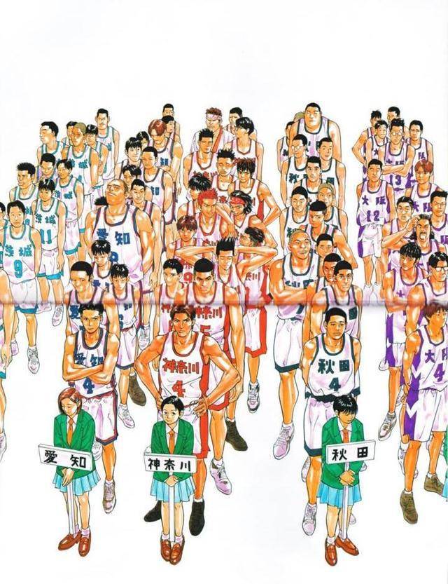 灌篮高手:sd续集秋之国体中,主角神奈川的阵容完美克制霸主秋田_手机