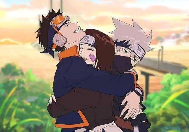 火影忍者小剧场:琳表白卡卡西送爱心,却被带土神威直接转走 漫画厅17