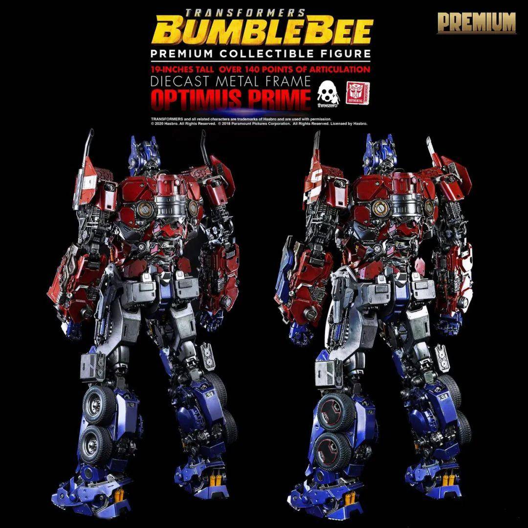 新品预定hasbroxthreezero19寸比例变形金刚外传大黄蜂擎天柱