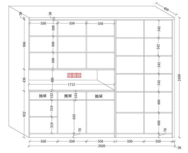 房子装修,餐厅装一个餐边柜,增加收纳空间