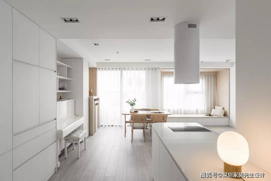 80㎡原木与白色,清新自然高颜值公寓,看了就想入住_新房子