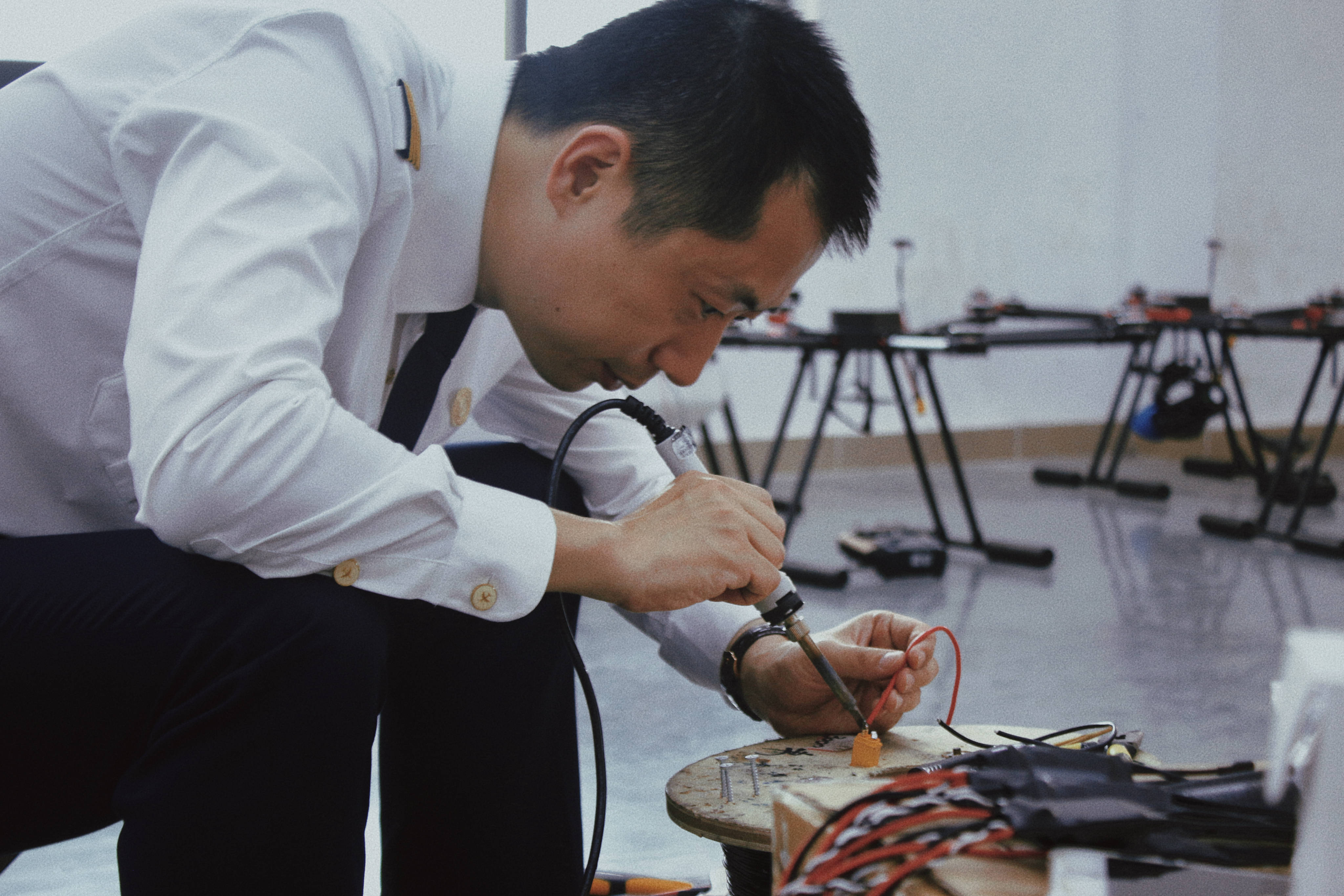 李欣璐博士讲解八旋翼无人机试飞