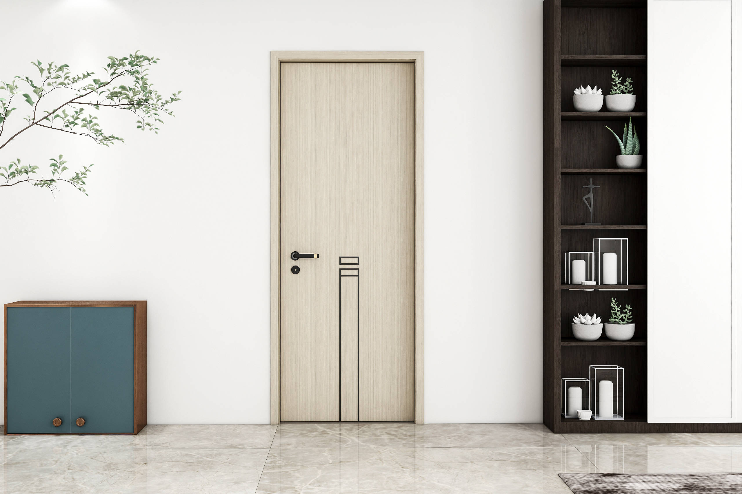 乔伟家居生态板十大品牌套装门002