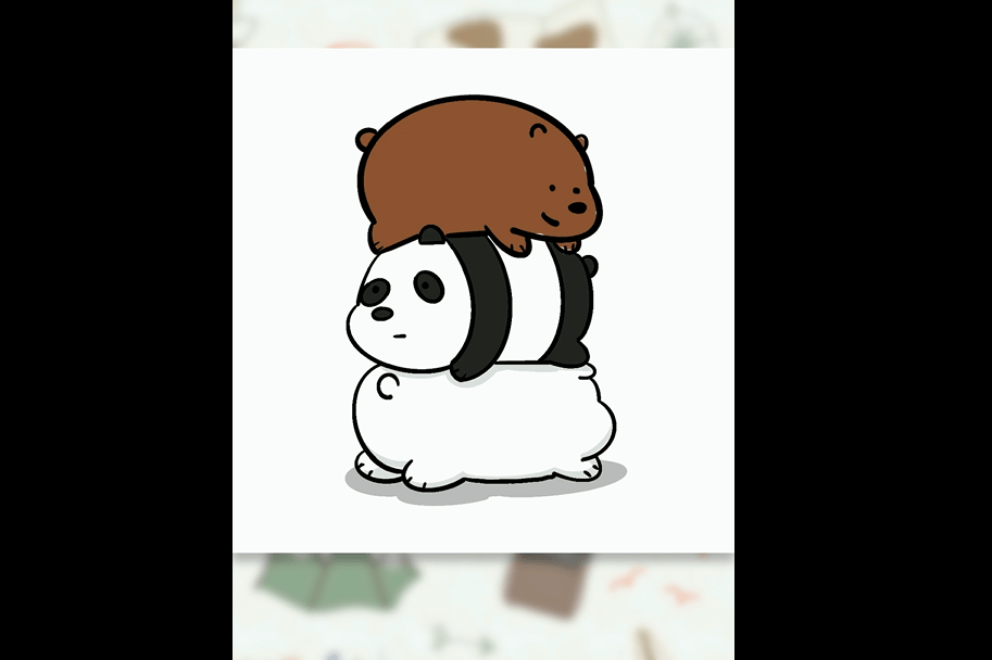 手绘教程教你10秒画笨笨猪手稳得一批