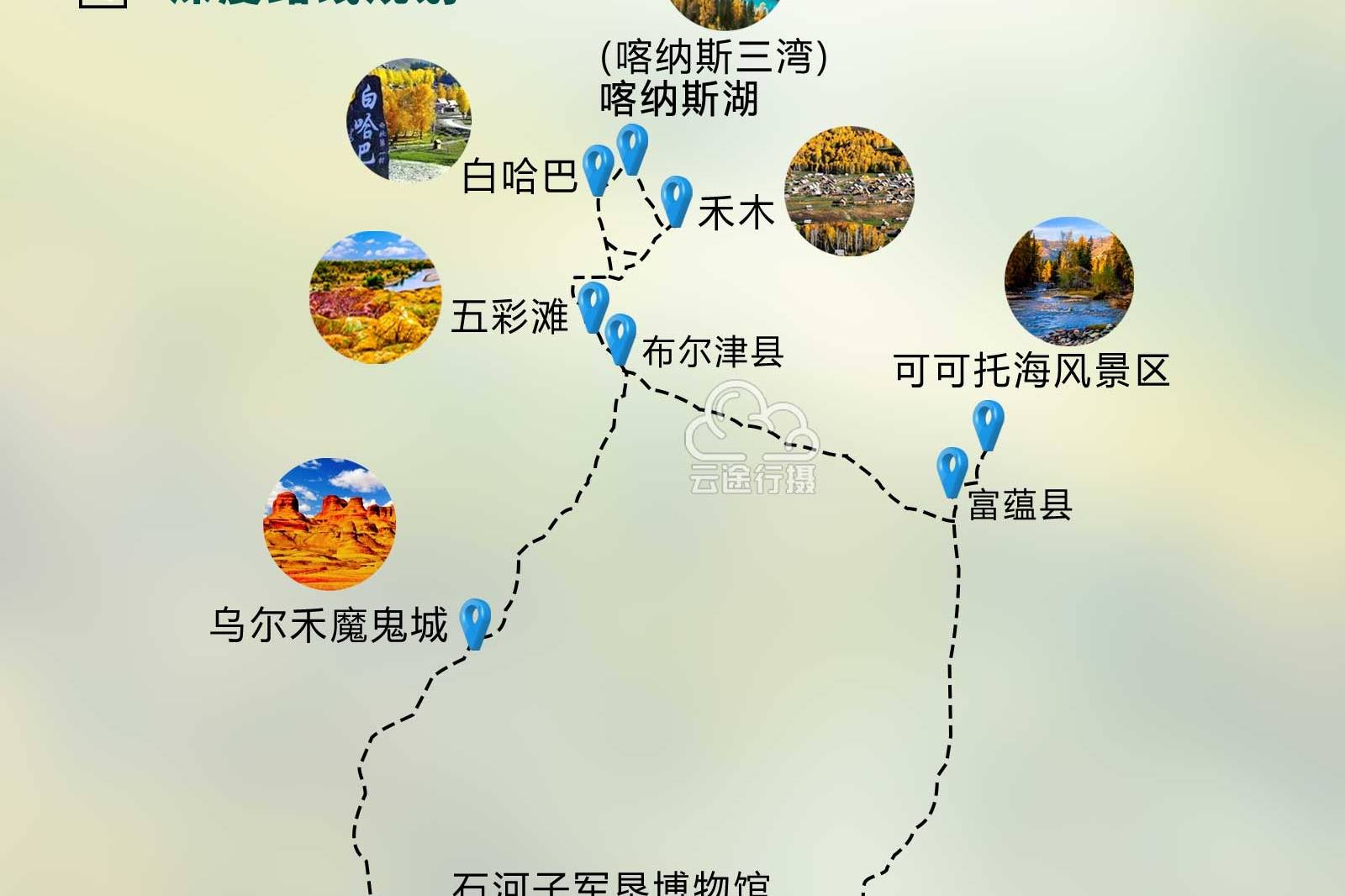 新疆北疆喀纳斯9日环线旅游攻略路线图（原创），喀纳斯秋景_手机搜狐网