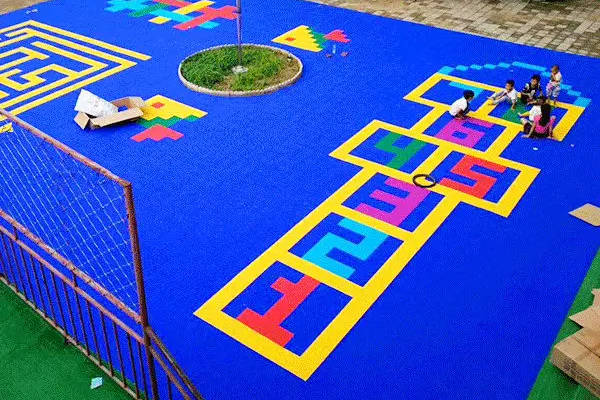 北京市前川幼儿园悬浮地板施工图片展示