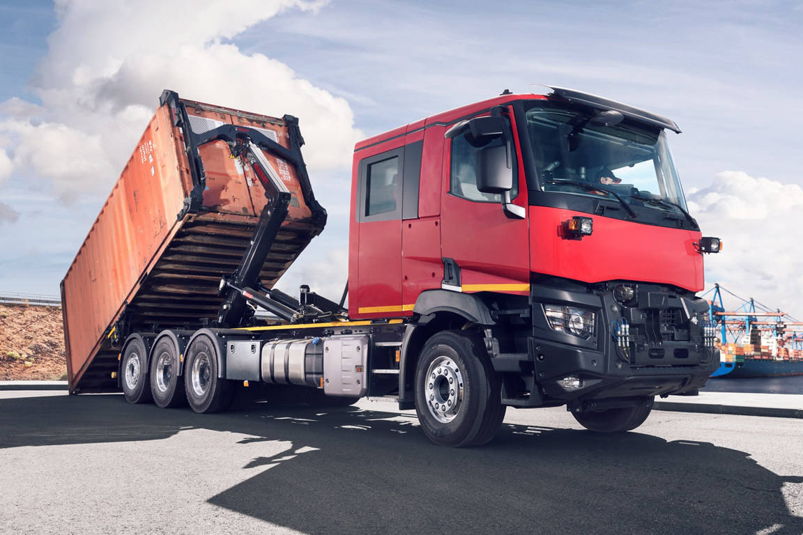 这才是真正的卸货瑞典重型卡车的装备堪称神器