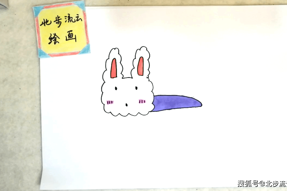 兔子发卡简笔画图片