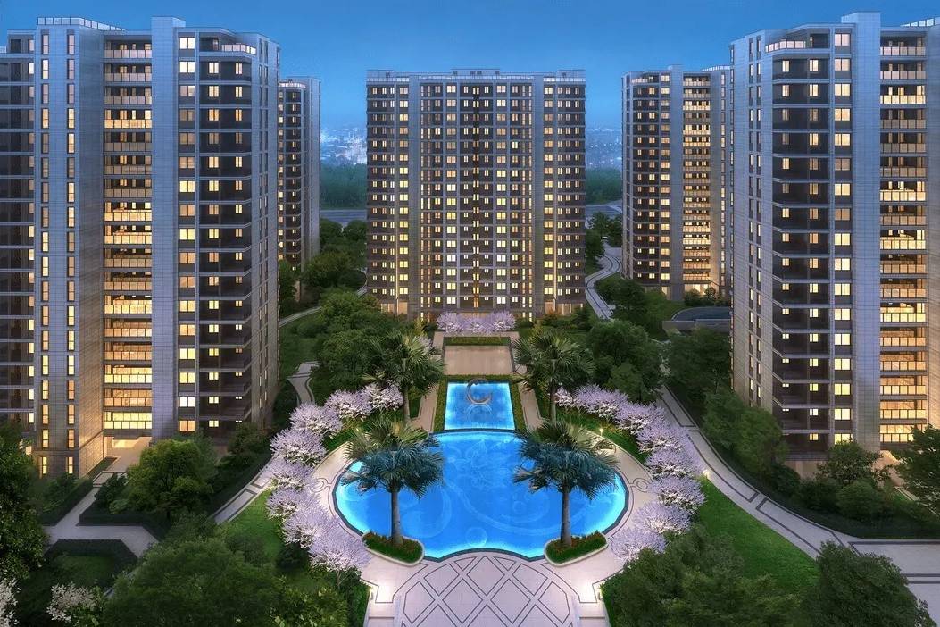 台州楼盘航拍之椒江荣安金成华府,惊艳交房了,你去收房了么?