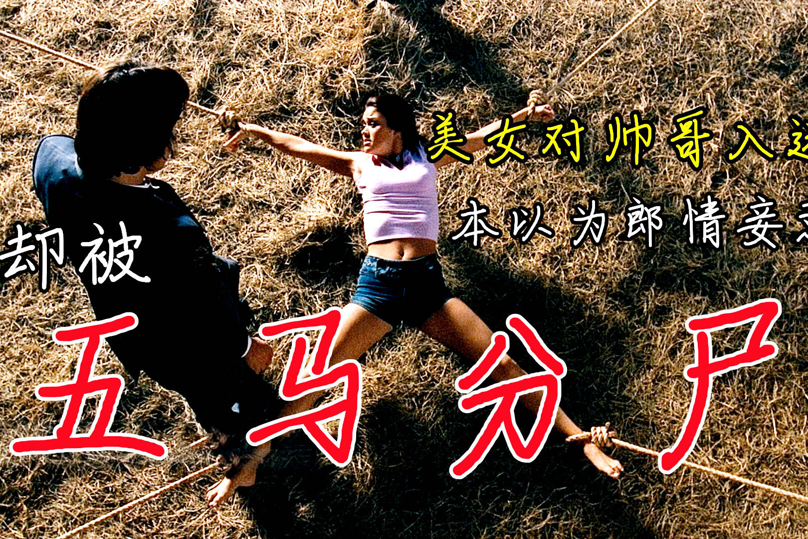 美女对帅哥入迷本以为郎情妾意却被五马分尸