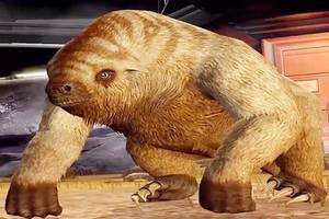 「班克」侏罗纪世界进化 2只36级巨型短面熊vs20级大地懒