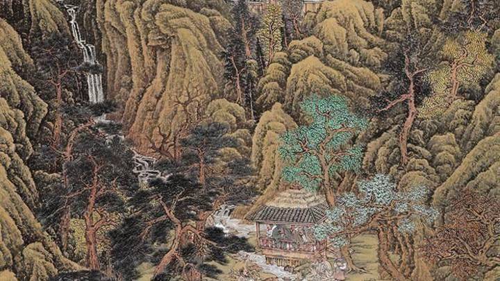 张林荣是当代著名山水画家吗？