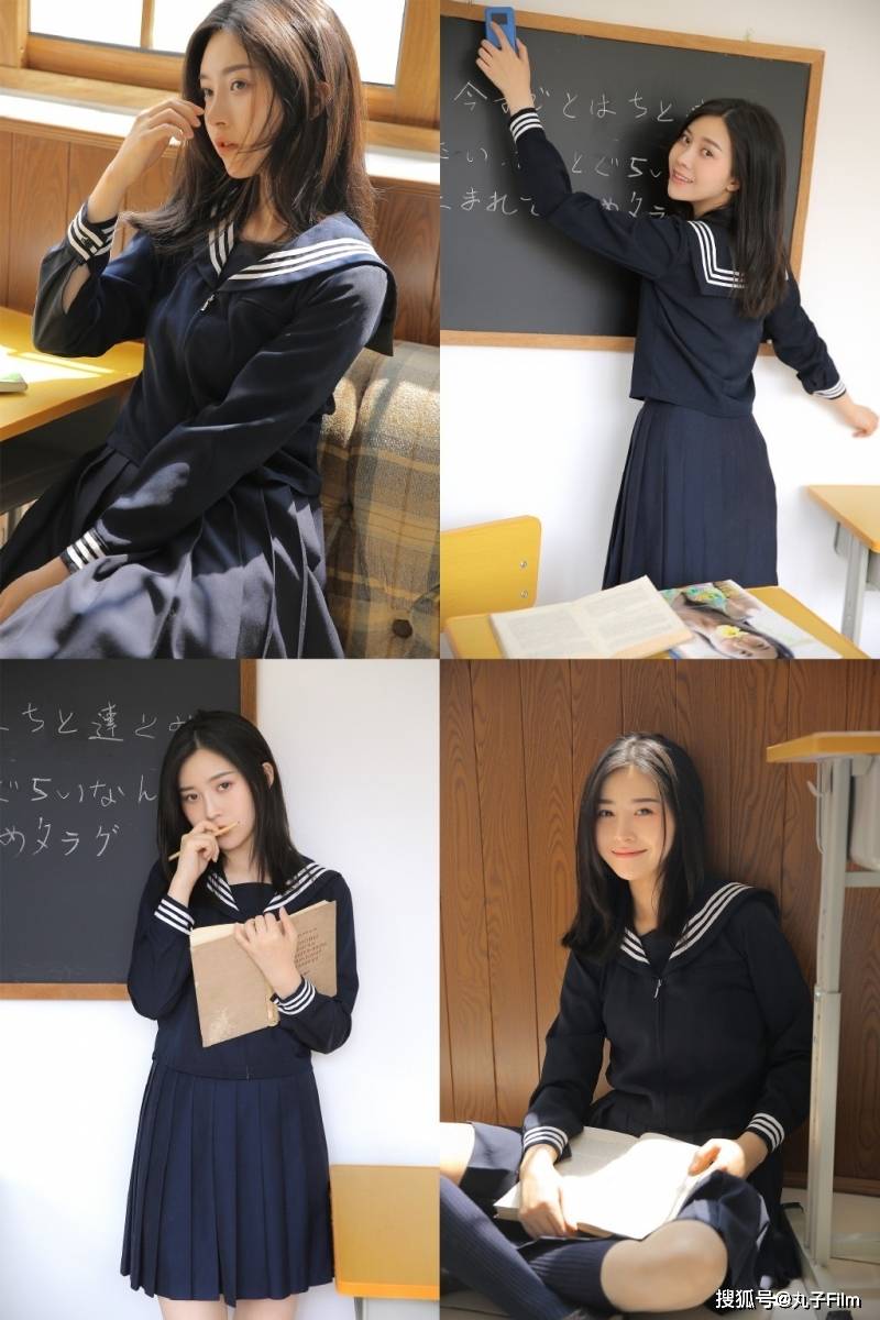 性感美女时尚写真长发学生妹日系校花小姐姐清纯甜美可爱迷人