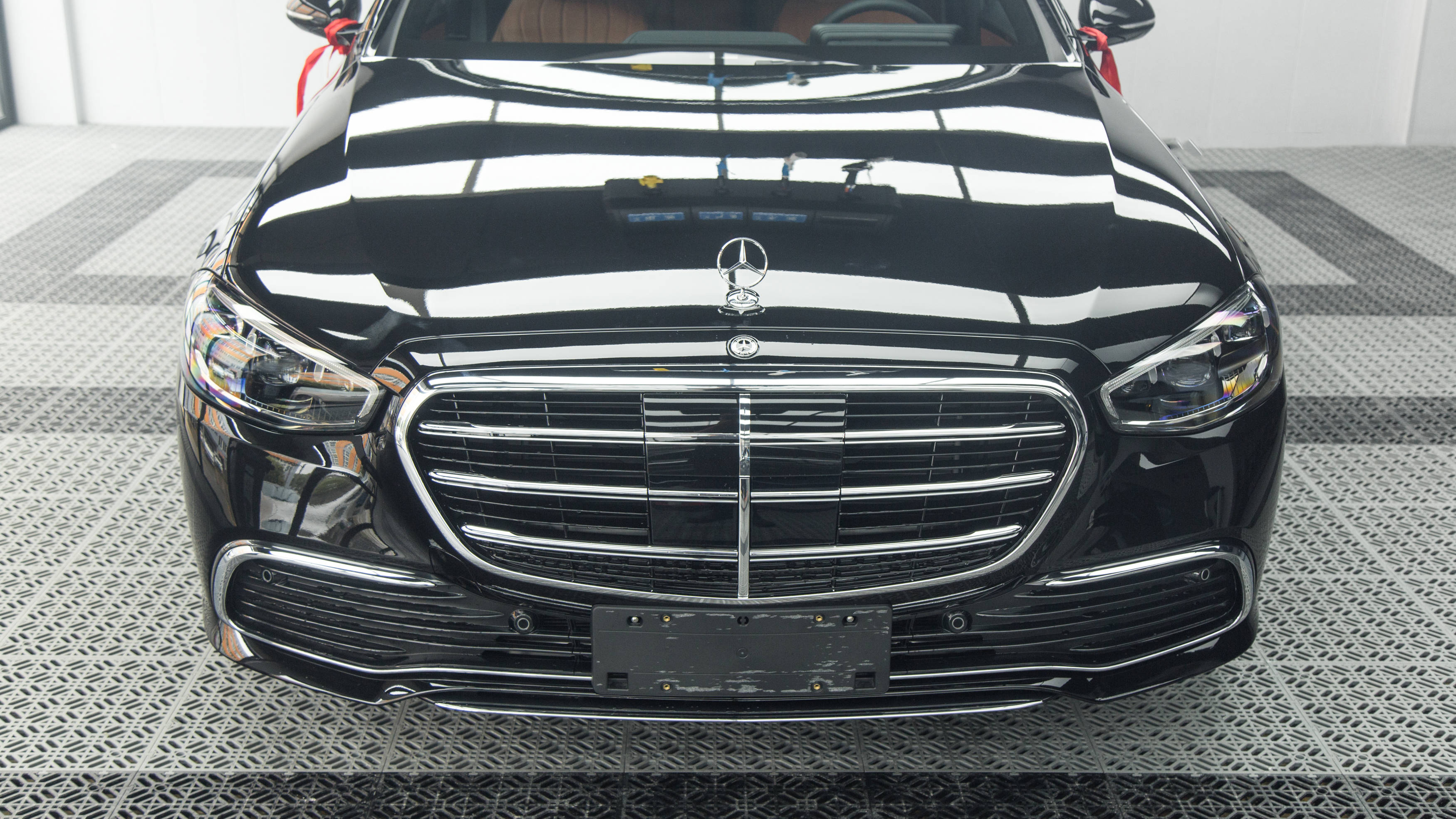 温州新款奔驰s w223施工威固v10超亮隐形车衣