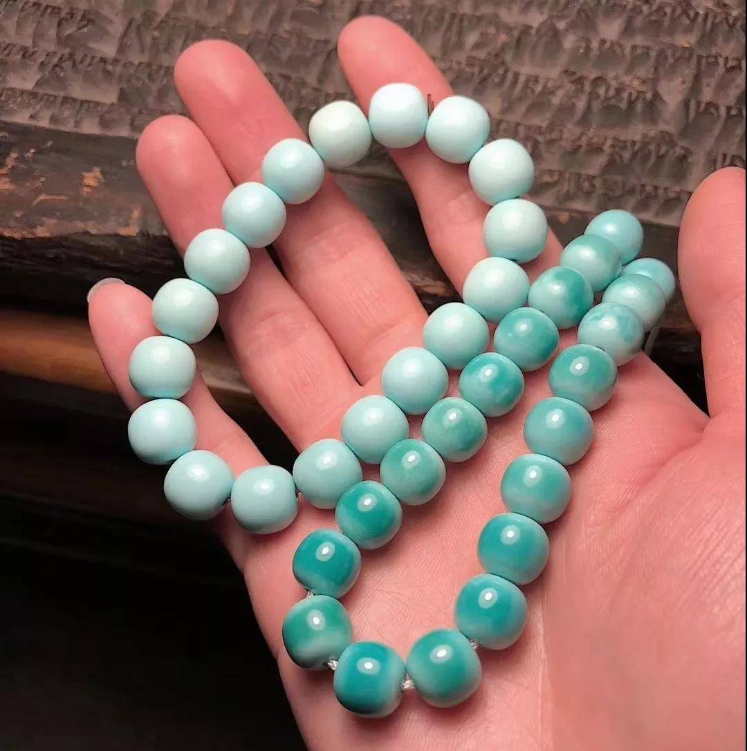 绿松石盘玩久了，会走蓝？_搜狐网