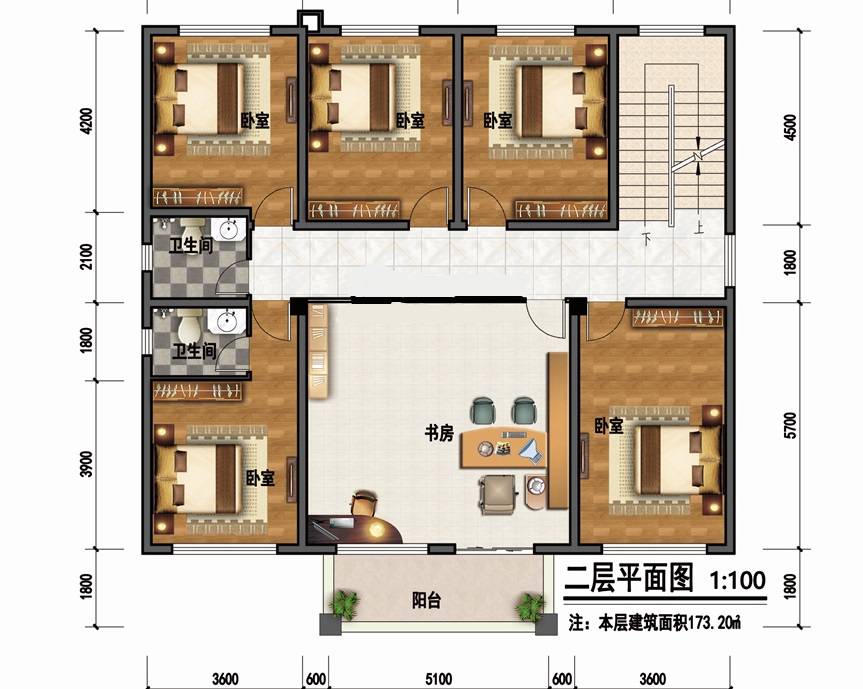 原創新農村模塊自建房設計圖341㎡簡單大方雙層別墅設計