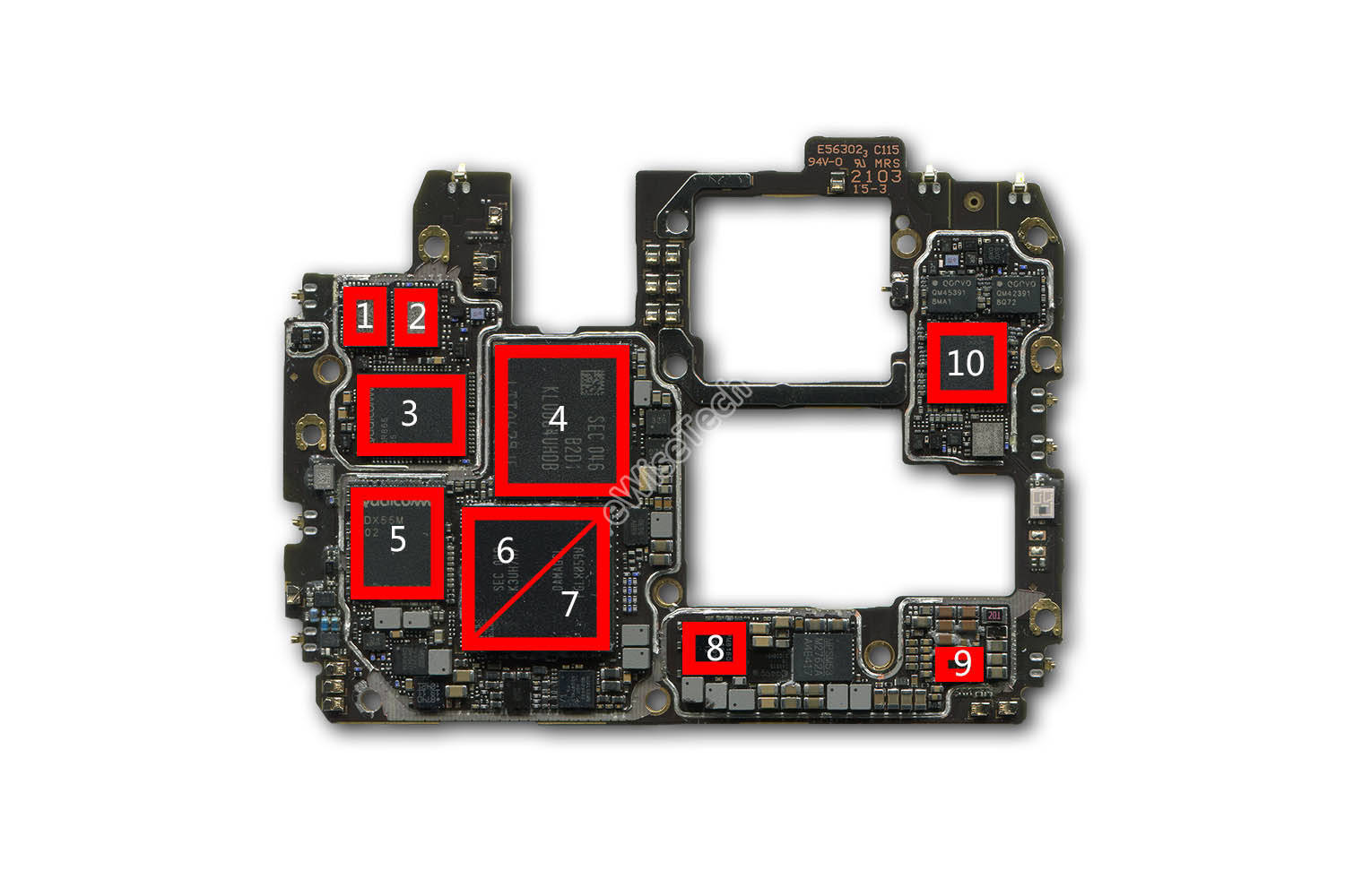 e拆解显微镜镜头的oppofindx3拆开后平平无奇