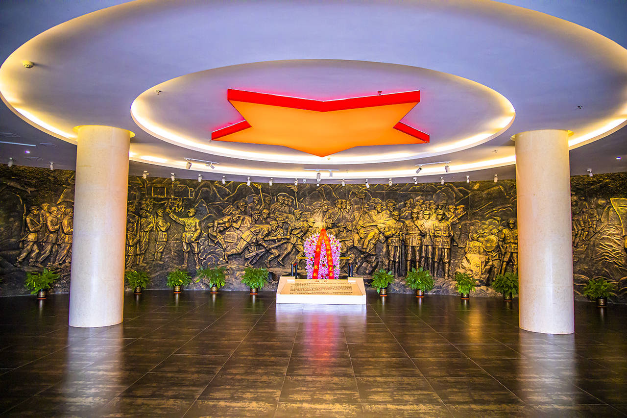 原创中央红军长征出发地纪念园,长征起点初心之旅