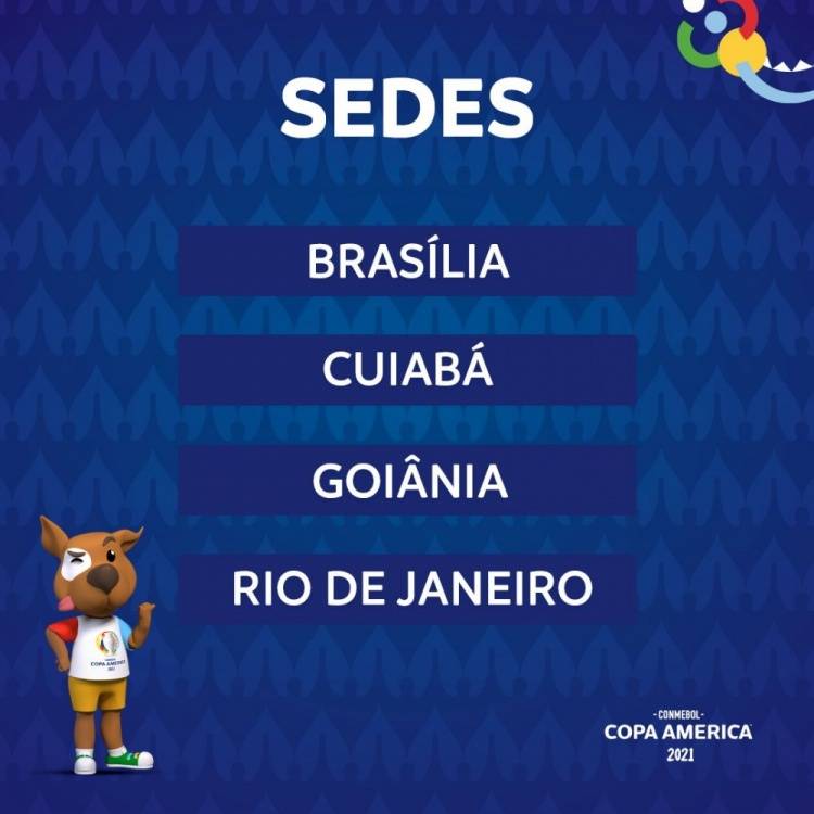 官方：美洲杯已确定主办城市 巴西四大洲联合承办_南美足联