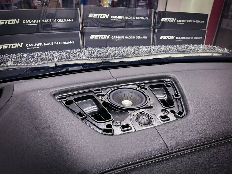 声色俱佳宝马x5汽车音响改装德国伊顿宝马专用三分频