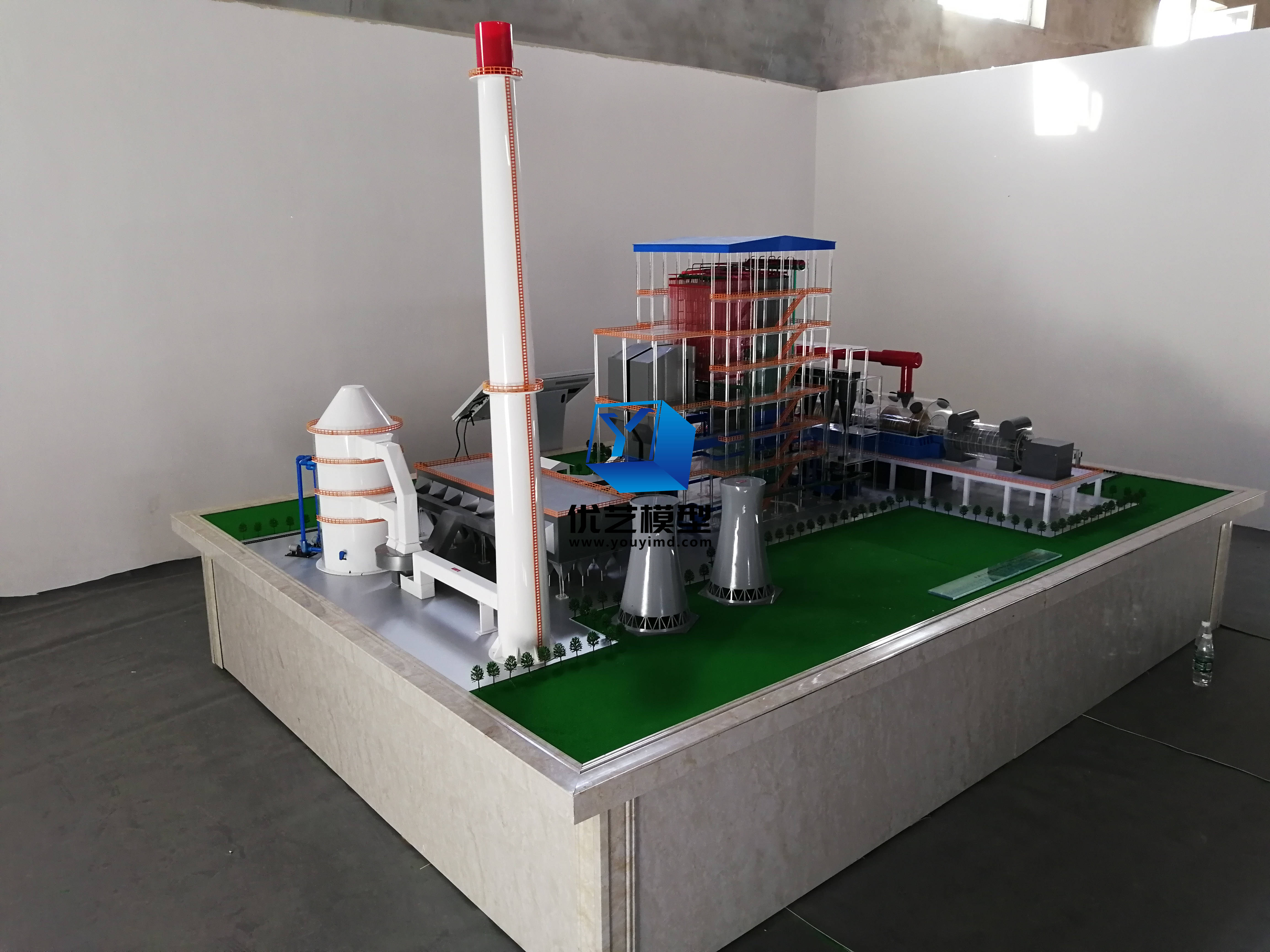 600mw火力发电厂模型火力发电工艺流程模型火力发电原理模型