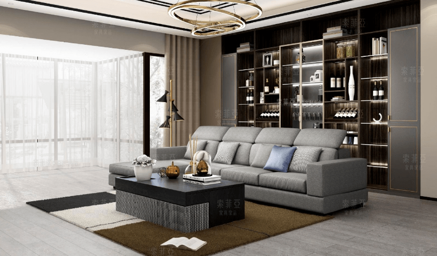 沙发背柜的作用很大,发现生活之美,幸福每个家庭_客厅